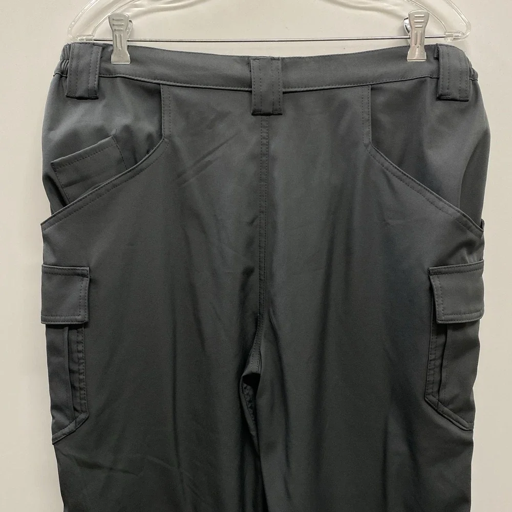 New Flexcamo Tactical Series Gray Stretch Cargo Pants Mens L - 34 Zipper Pockets